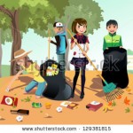 stock-vector-a-vector-illustration-of-kids-volunteering-by-cleaning-up-the-park-129381815